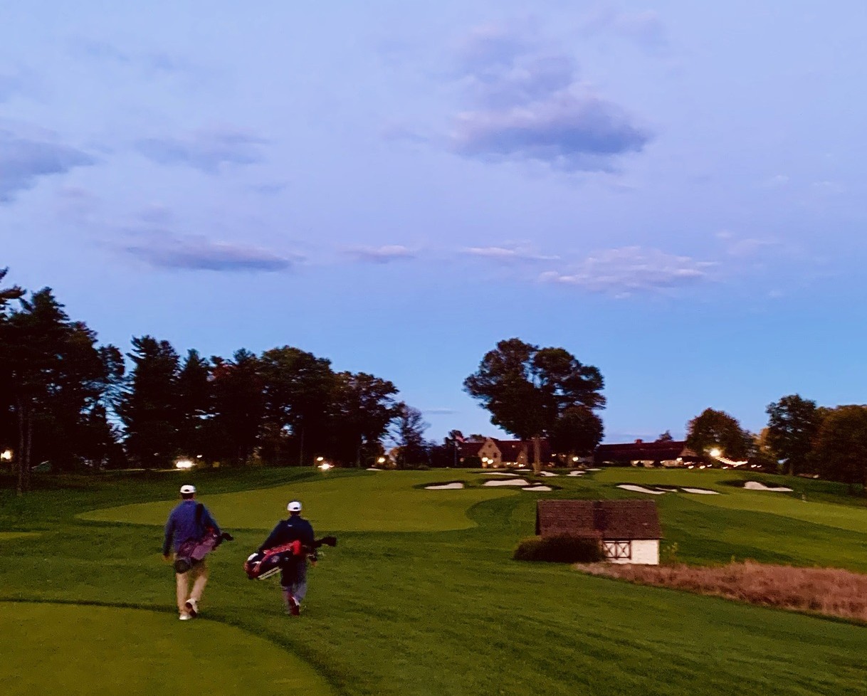 Hole 18 at Aronimink