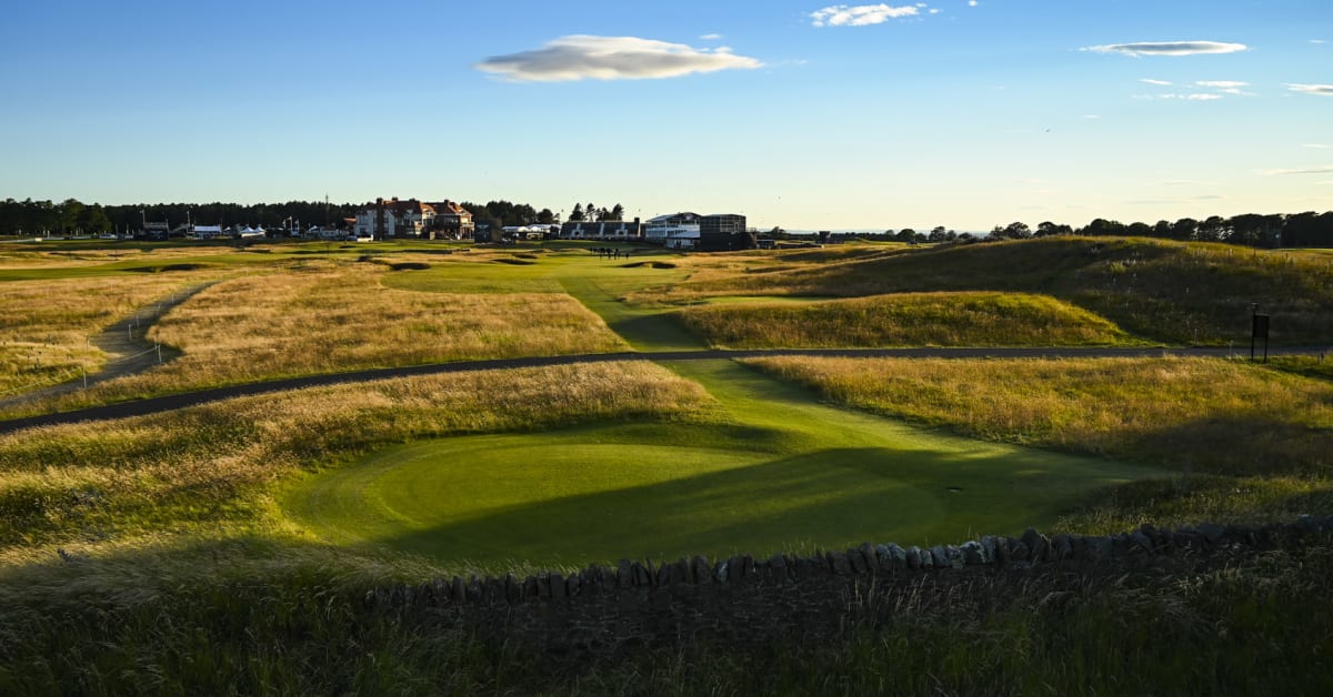 The 18th hole at The Renaissance Club, Genesis Scottish Open